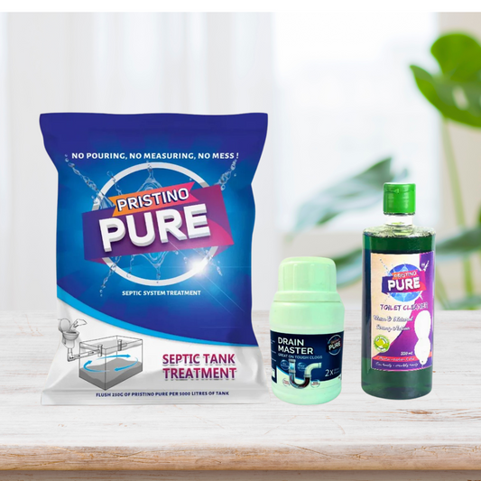 PRISTINO PURE POWDER+liquid+drain cleaner