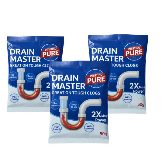 Powerful Drain Cleaning Powder, 150g Yearly Pack - Pristino Pure Drain Master (COMBO 3)